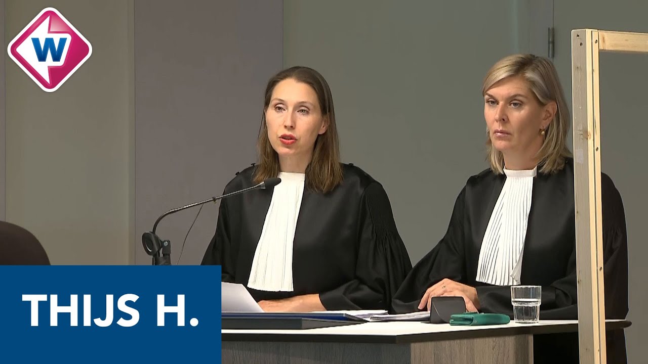 24 jaar cel en tbs geëist tegen Thijs H. wegens drie moorden - OMROEP WEST