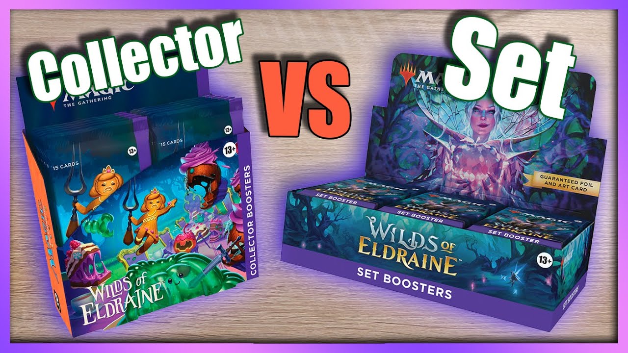 Which has more Rares/Mythics ??? Collector VS Set Booster Box #wildsofeldraine  #magicthegathering