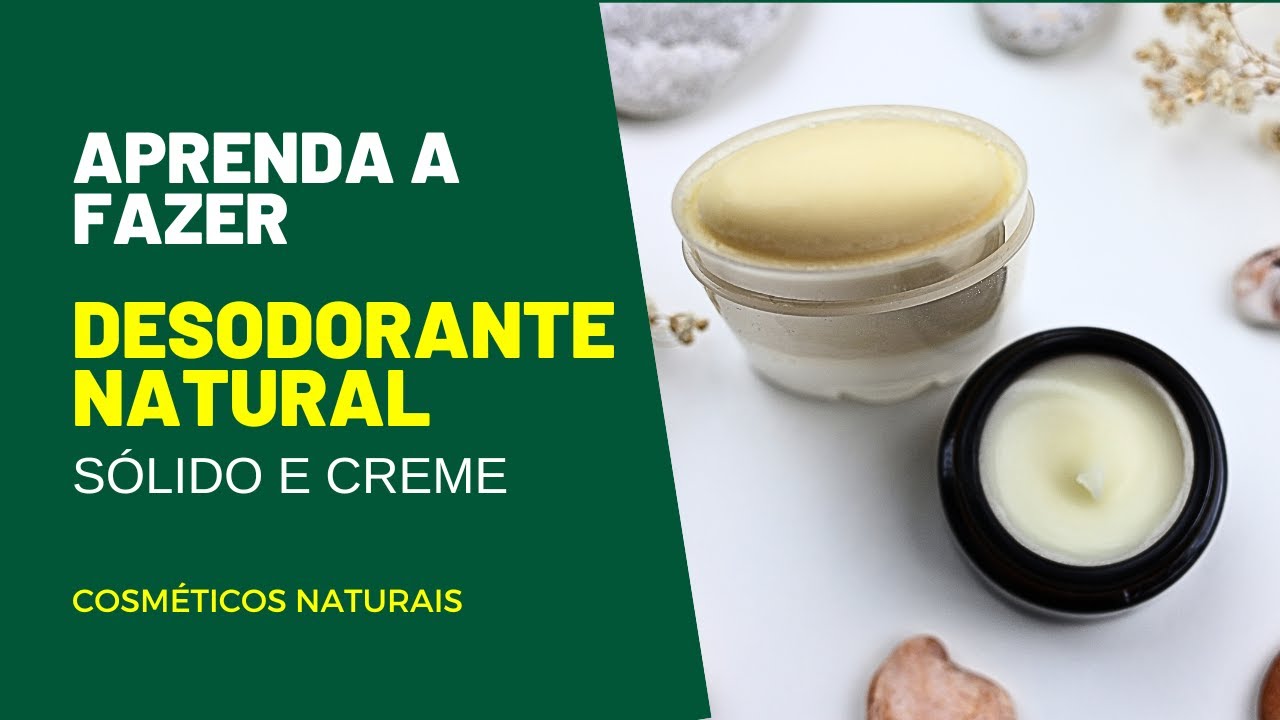 Fa&ccedil;a Seu Pr&oacute;prio DESODORANTE NATURAL Em Dois Formatos Diferentes | Herbalos Natural