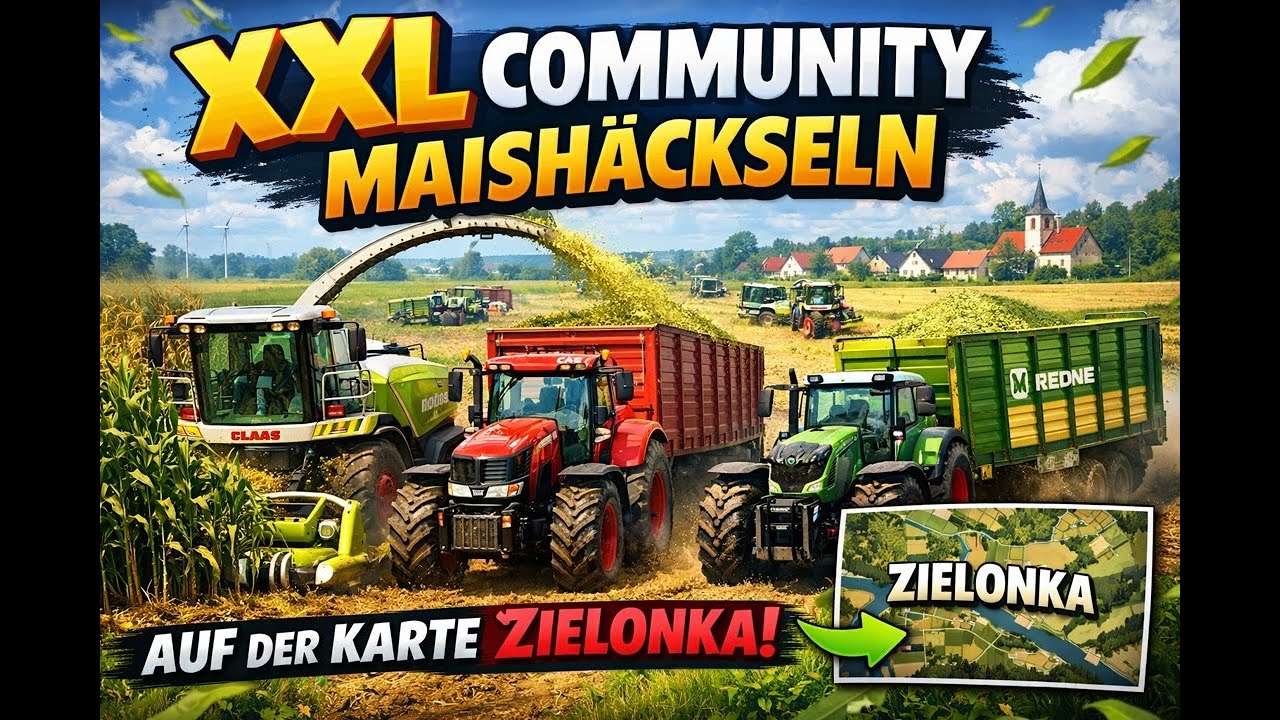 LS 25 XXL Maishäckseln mit der Community #justchatting #online #nightflyer #live #shorts