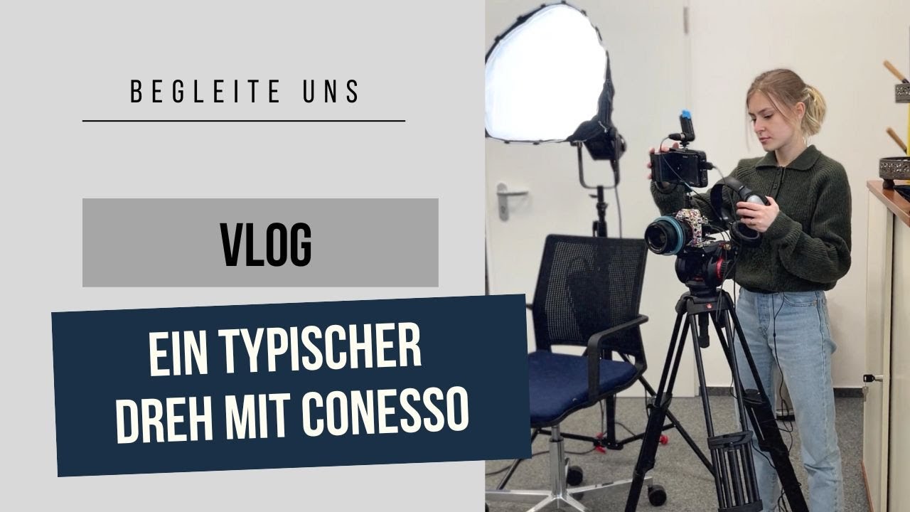 Behind the scenes - So könnte auch dein Dreh mit Conesso aussehen