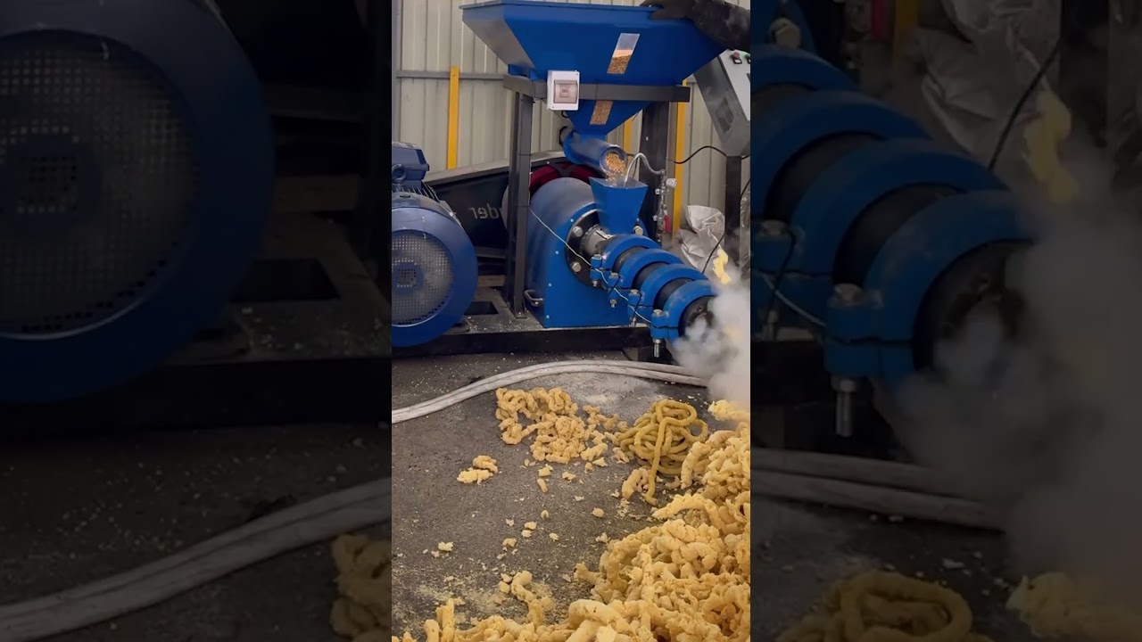 Produkcja ekstrudowanej paszy z kukurydzy | Ekstruder EGK-500