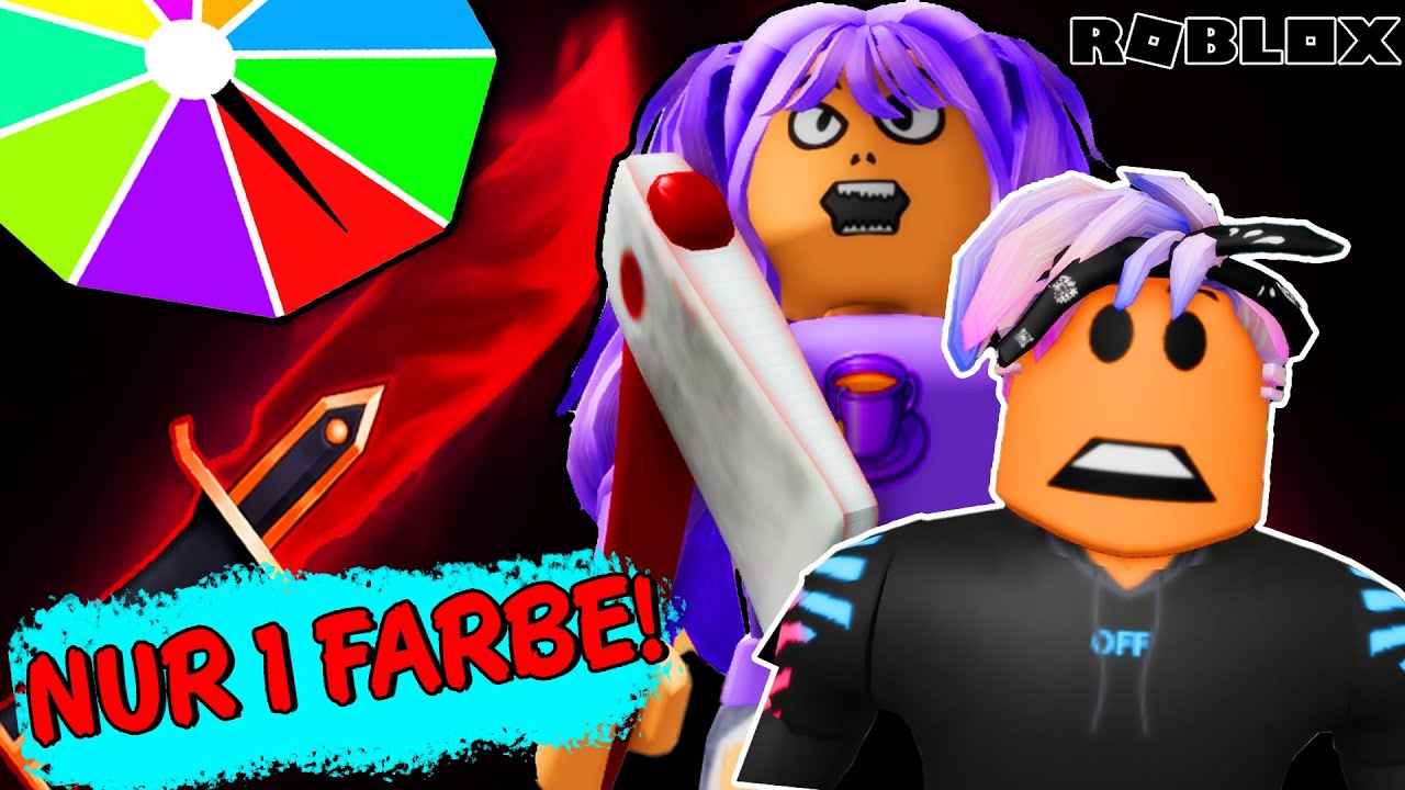 Murder Mystery aber nur 1 Farbe ist erlaubt! Challenge