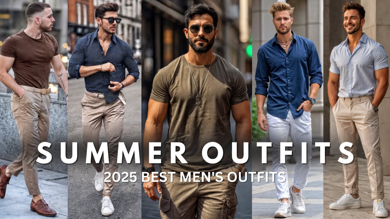 Latest Summer Outfits For Men 2025 | Men's Fashion Ideas | Casual outfit Ideas For Men