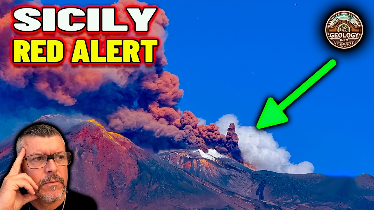 Sicily on red alert: major eruption of Mount Etna in Italy.