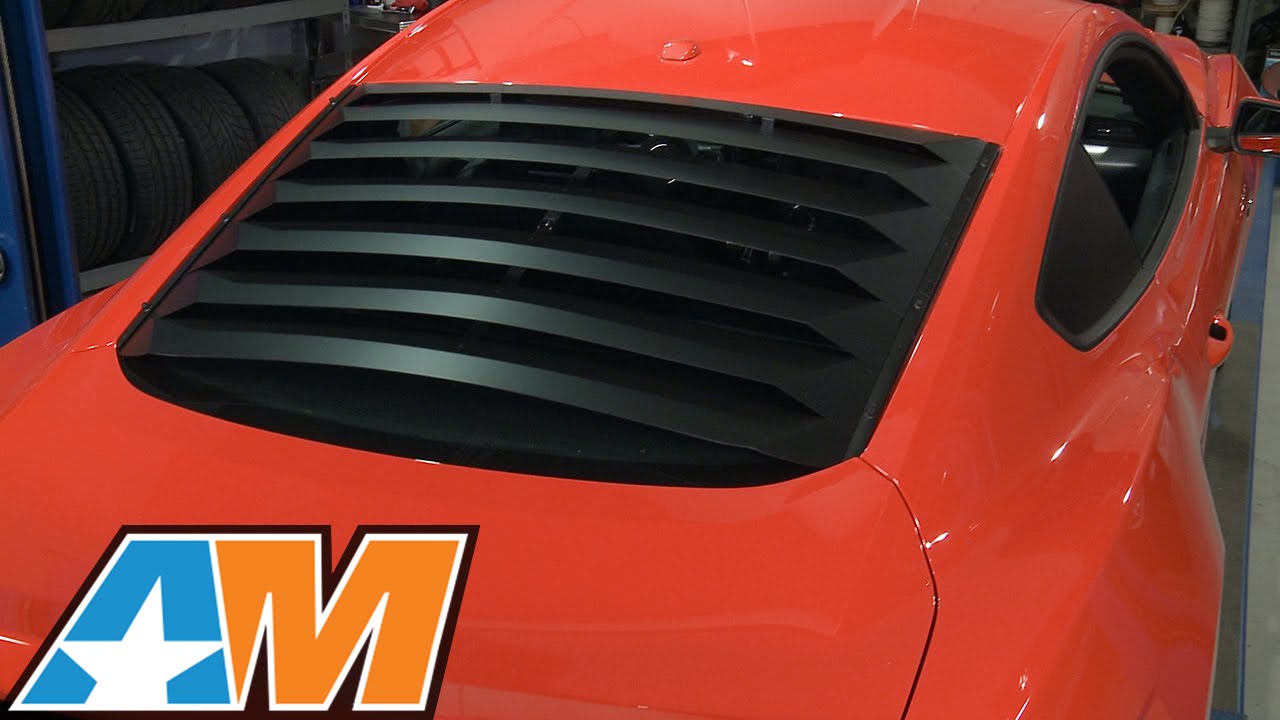 2015-2017 Mustang Aluminum Rear Window Louvers Review & Install