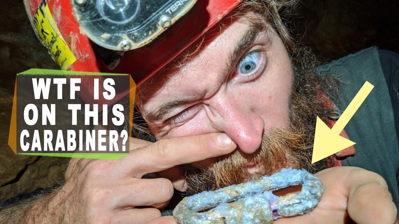 Breaking Flaky Carabiners that have been in a cave only 10 years!