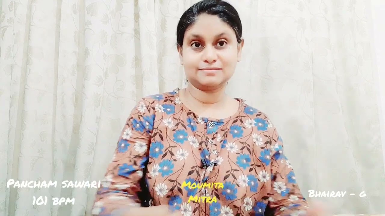 Learn Pancham Sawari Taal with Bhairav bandish from Moumita Mitra