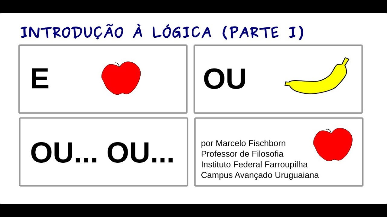 Lógica acessível: conjunção e disjunções