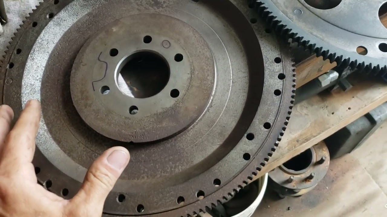 Oldsmobile diesel 350 5.7 will gas flywheel.  balance & ring gear