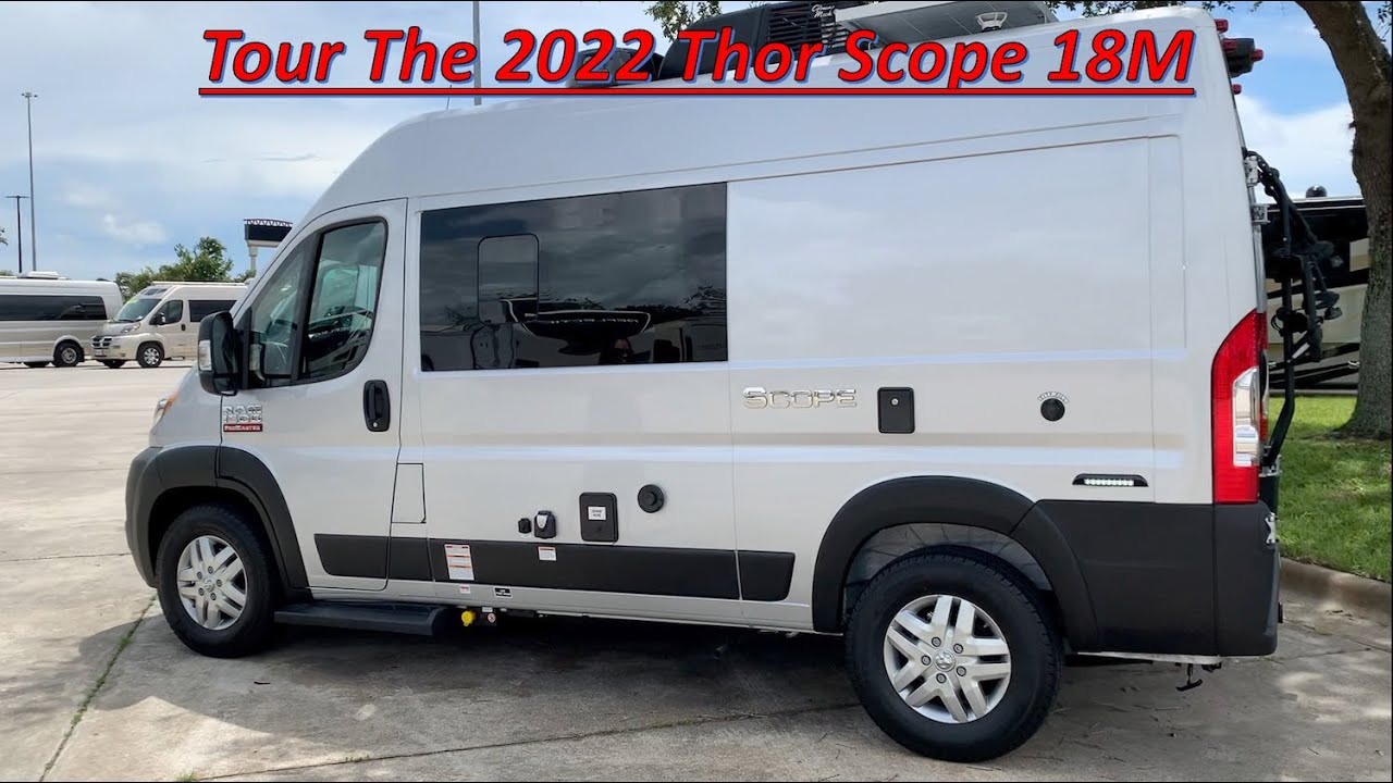 Tour the 2022 Thor Scope / Rize 18M (18' RV w/ Bathroom).  MSRP: $84,375