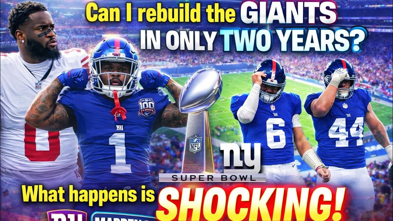 Can I Rebuild the New York Giants in ONLY 2 Years?! (Madden 26 Franchise)