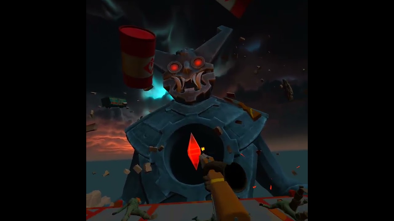 Action hero VR game on quest 