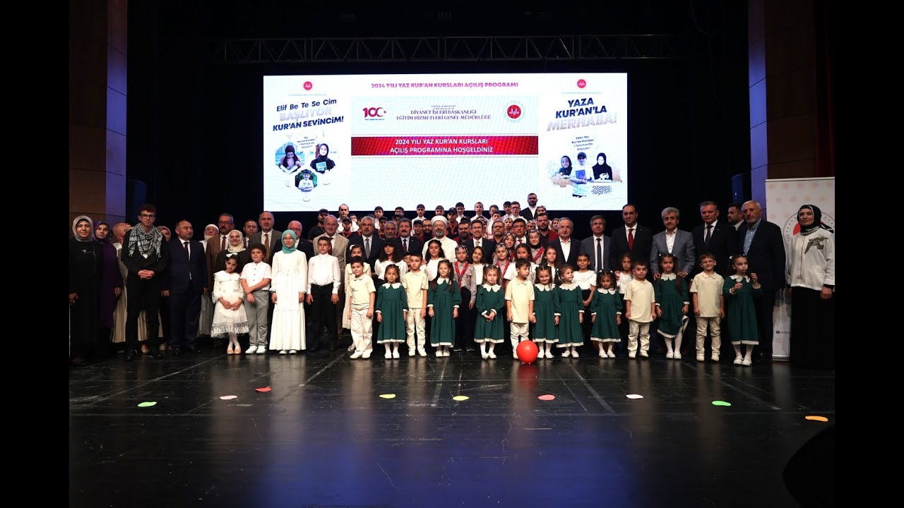 Diyanet İşleri Başkanı Erbaş, 2024 Yılı Yaz Kur’an Kursları Açılış Programı’na katıldı