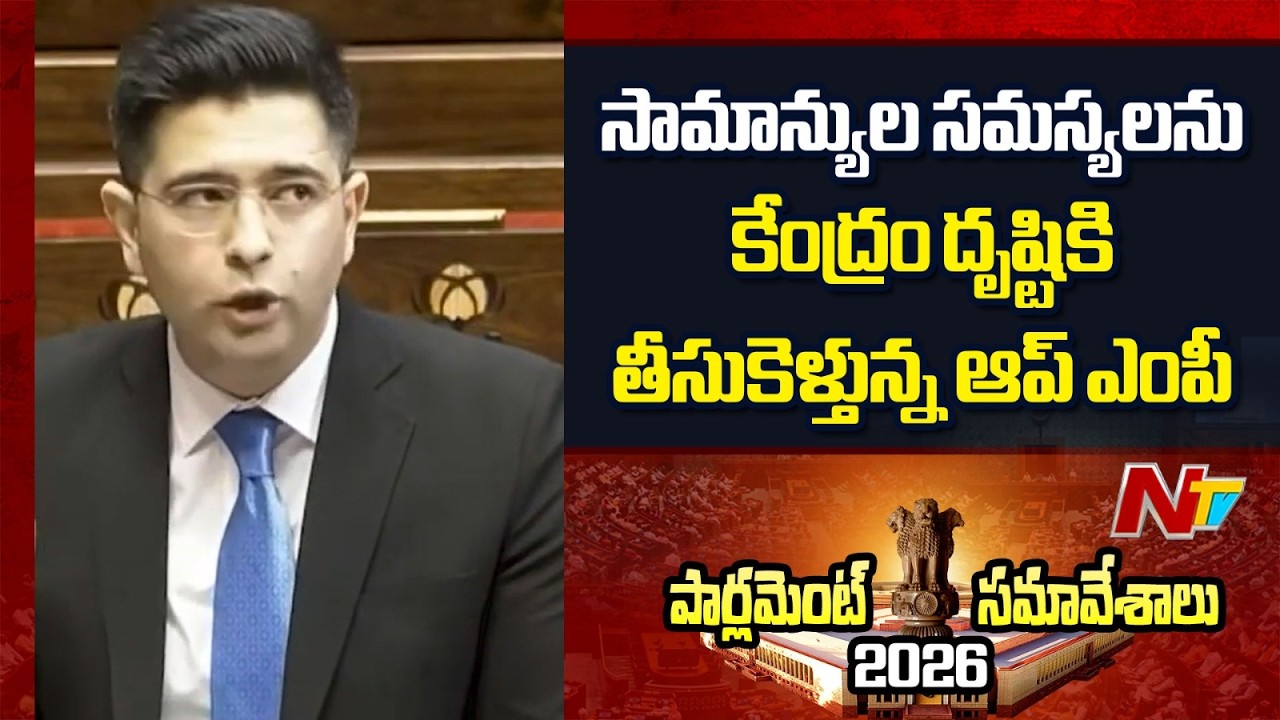 AAP MP Raghav Singh Raises Common Man&rsquo;s Issues in Parliament | NTV Telugu