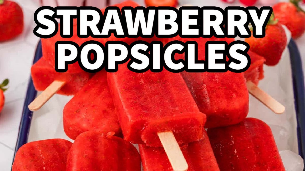 DIY Strawberry Popsicles – Sweet, Simple, So Good!