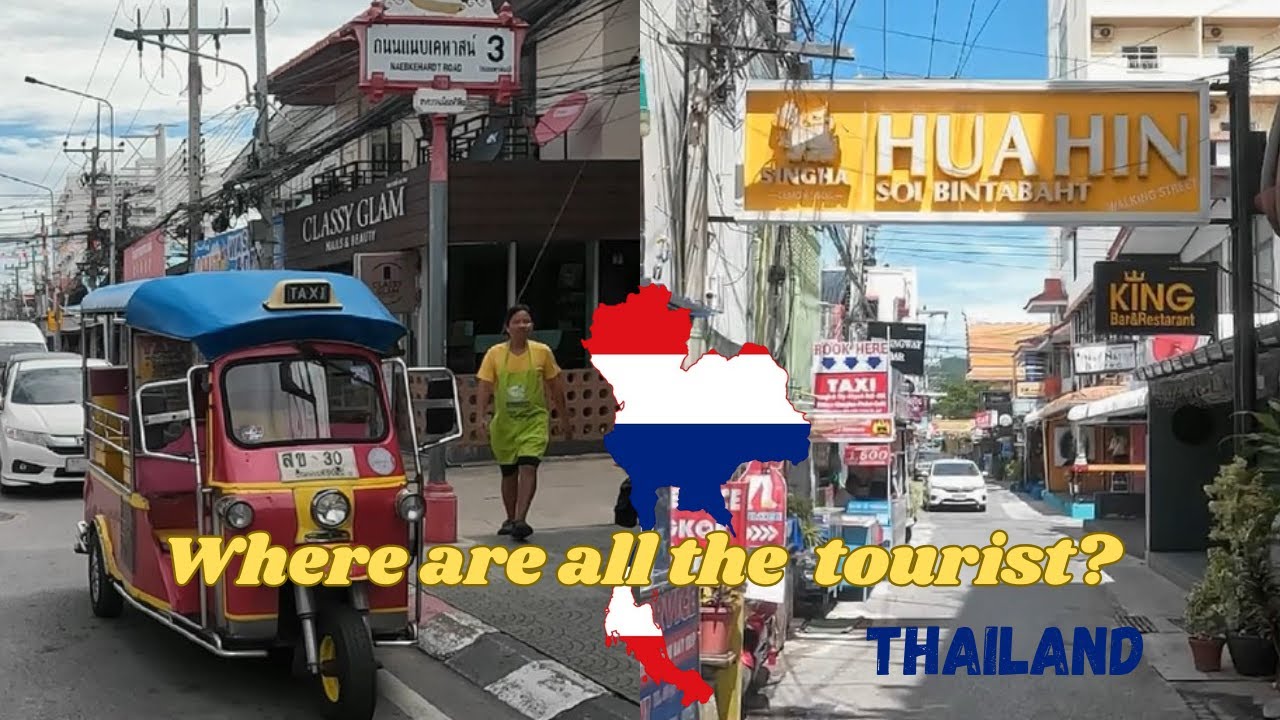 Walking all of Hua Hin Thailand I 4k 60FPS
