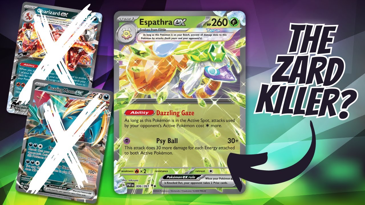 ESPATHRA ex DESTROYS DARK DECKS! | Pokemon TCG Live Paldean Fates Decklists