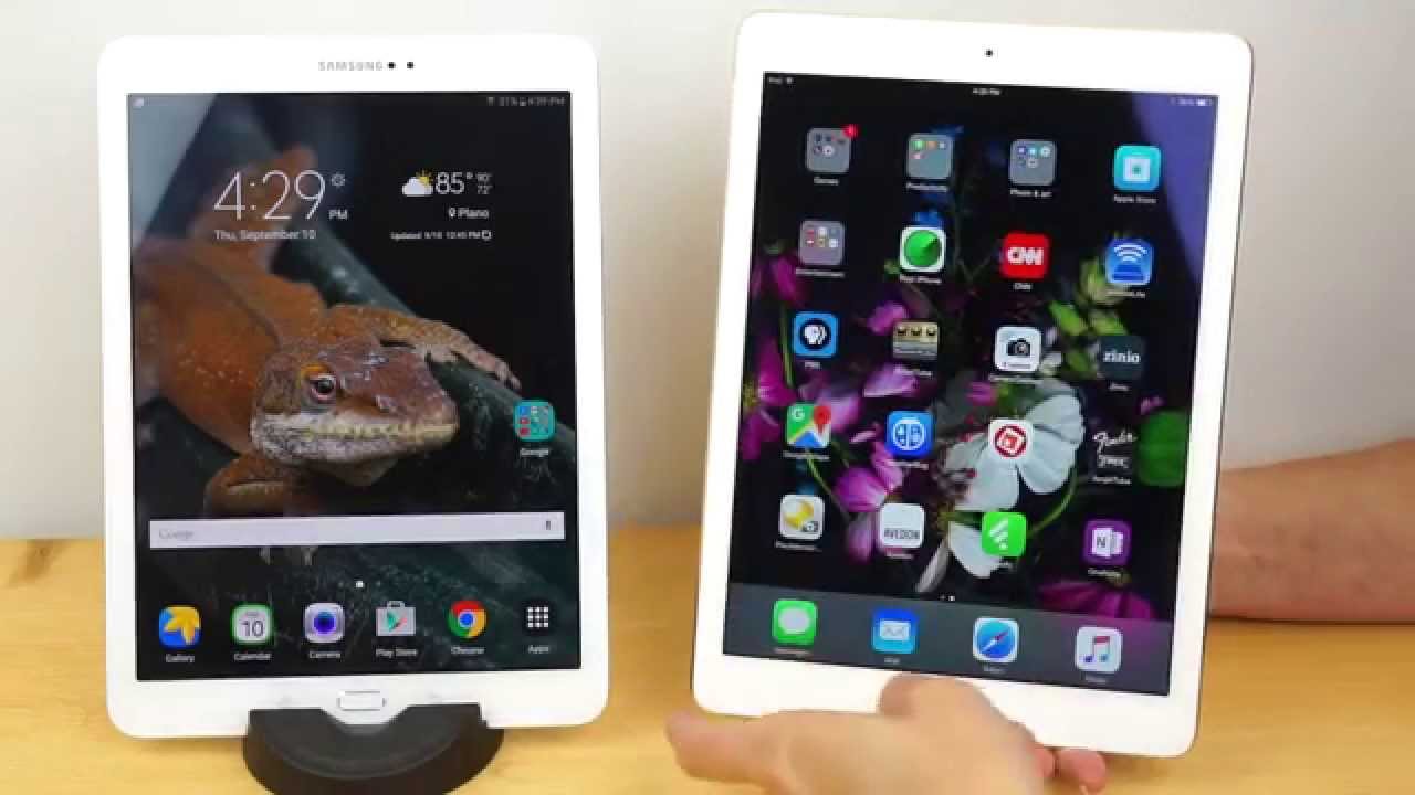 Samsung Galaxy Tab S2 9.7 vs.  Apple iPad Air 2 Comparison Smackdown