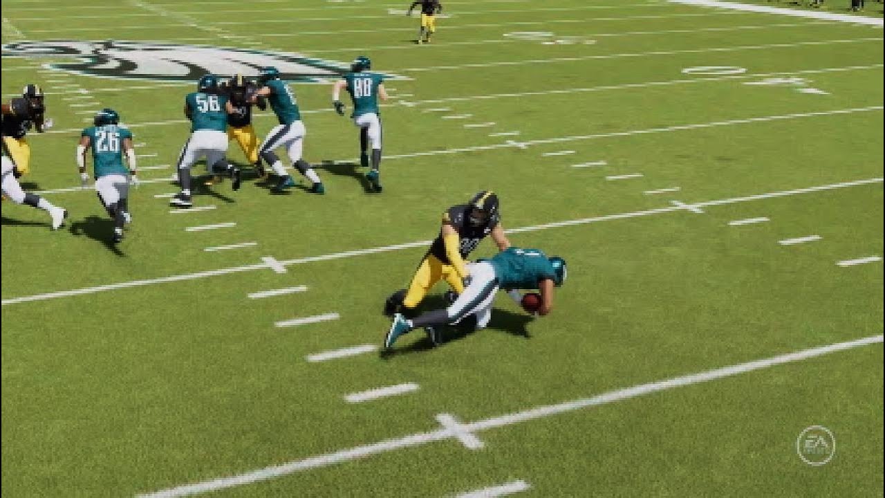 Steelers at Eagles the sloppy game Madden 23
