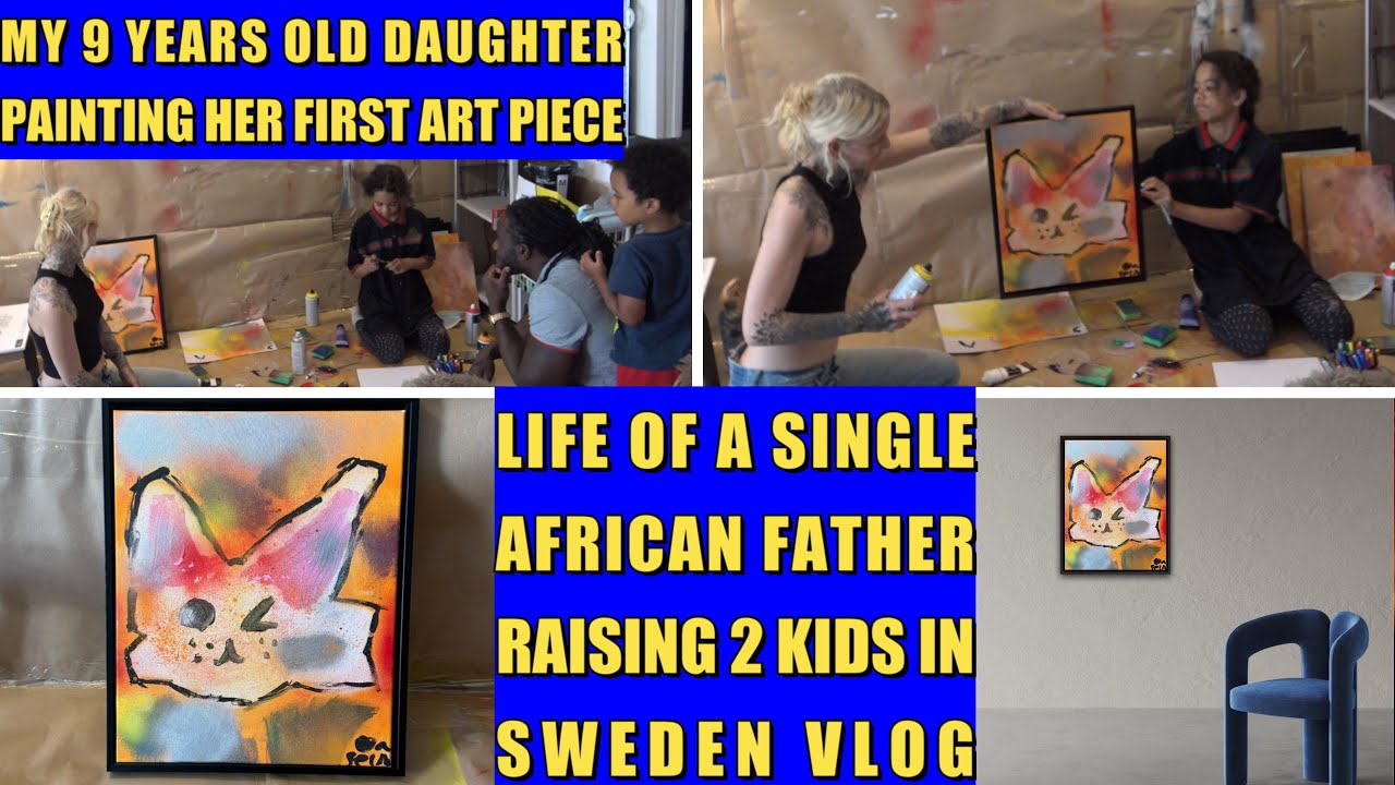 A DAY IN THE LIFE OF AN AFRICAN SINGLE FATHER RAISING 2 KIDS  IN SWEDEN VLOG