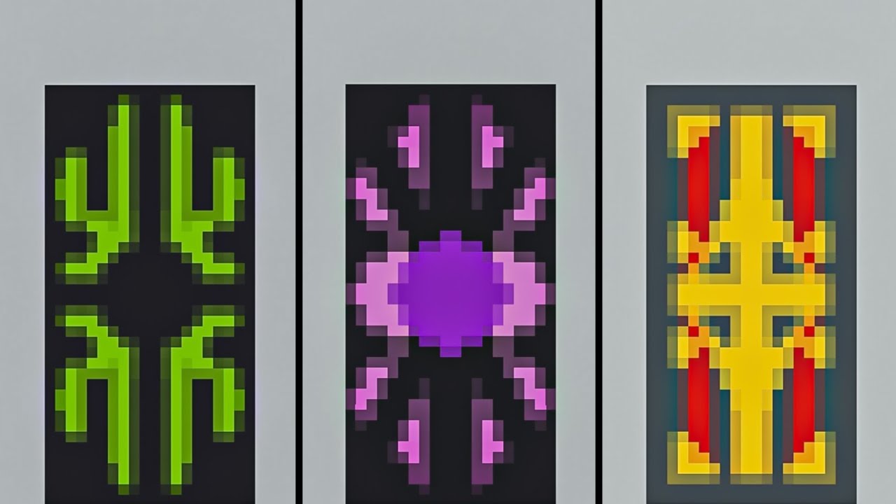 Minecraft : 10 Legendary Shield Banner Design In 1.19