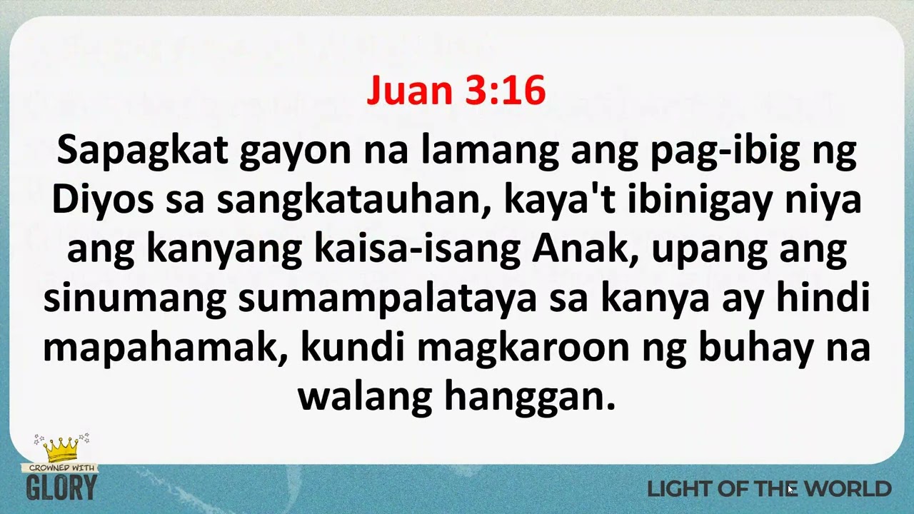 Pagtitiwala sa Panginoon: “Buong Puso, Buong Tiwala”