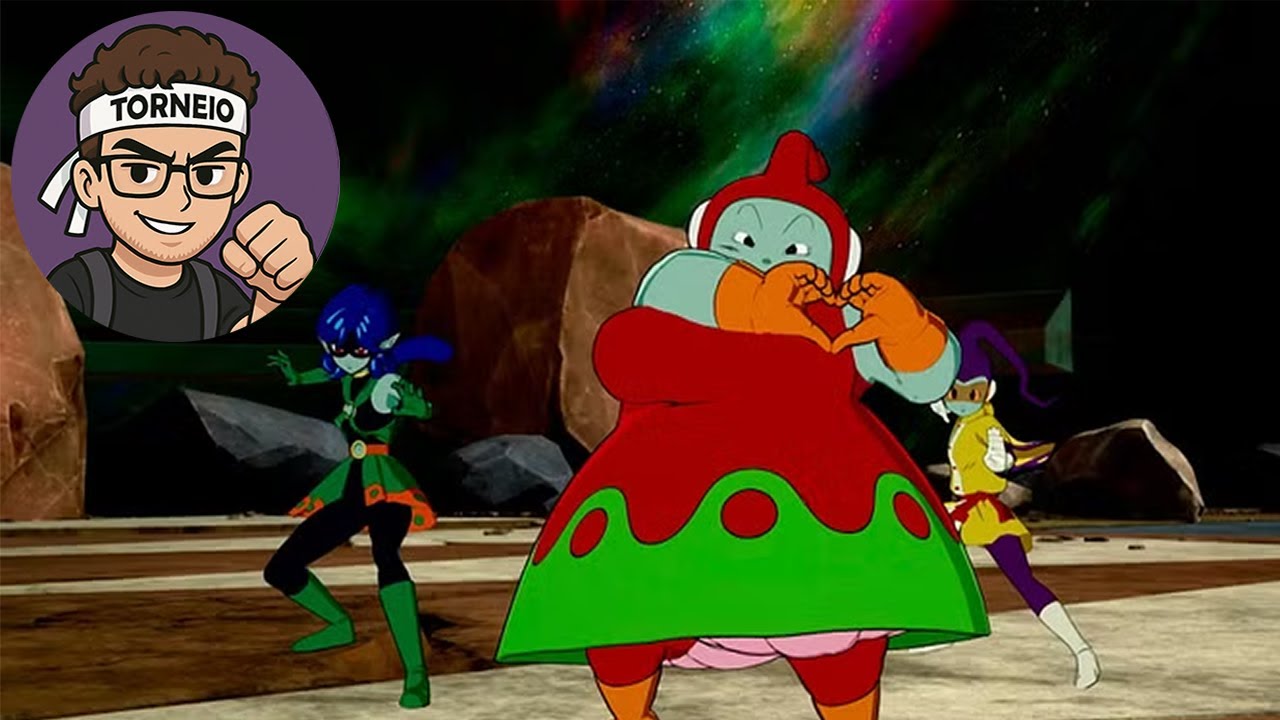 Ribrianne e as guerreiras do univero 2 Farmando Aura no Dragon Ball Sparking Zero Online