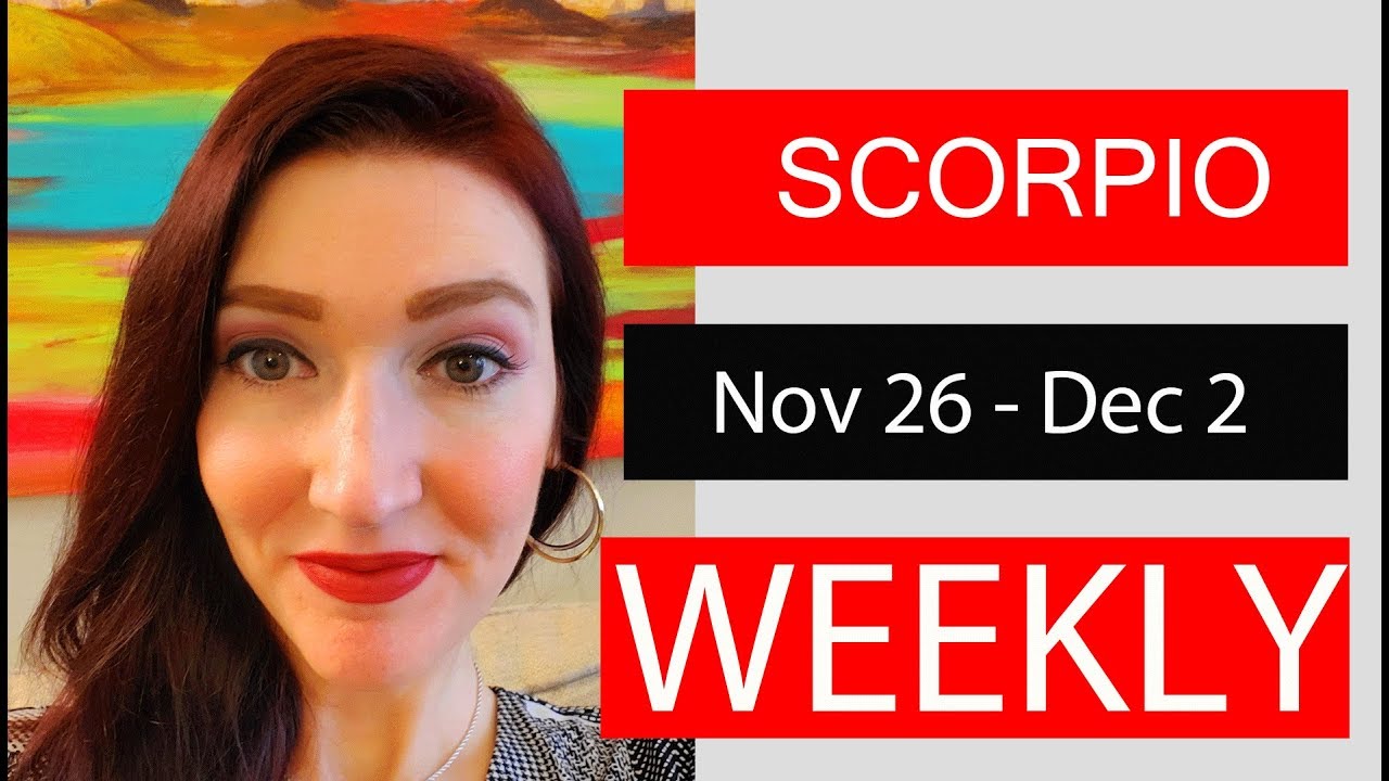 SCORPIO WEEKLY LOVE WOW!!! A MUST SEE!!! NOV 26 TO DEC 2