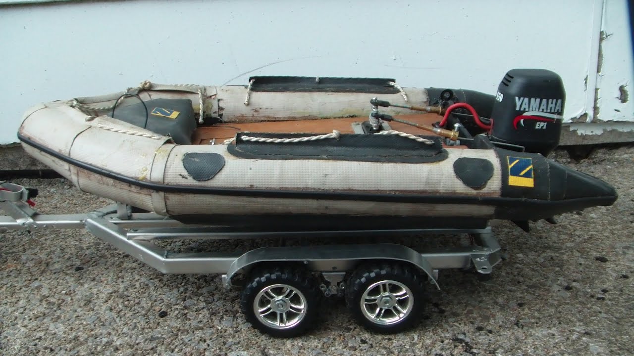 Rc inflatable boat     -madmaxRCchannel-