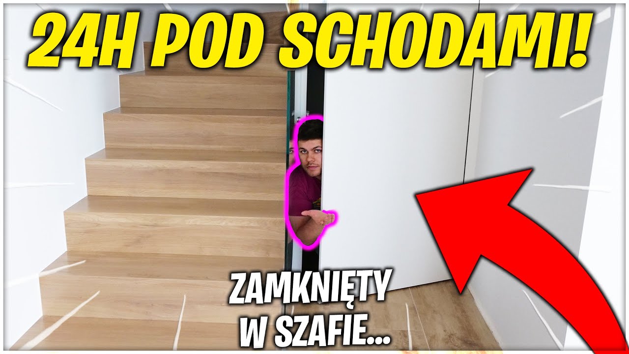 WIĘC SPĘDZIŁEM 24H W SKŁADZIKU POD SCHODAMI...