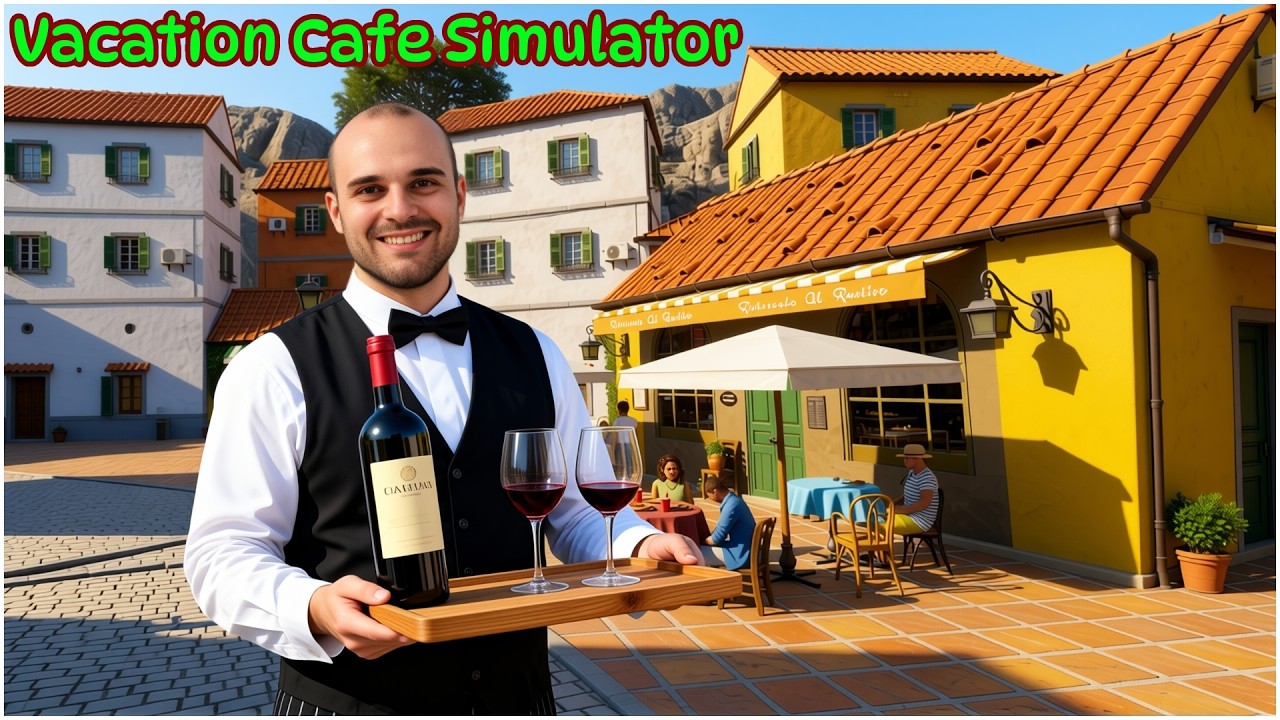 GESTIAMO UN RISTORANTE IN ITALIA - VACATION CAFE SIMULATOR DEMO - GAMEPLAY ITA