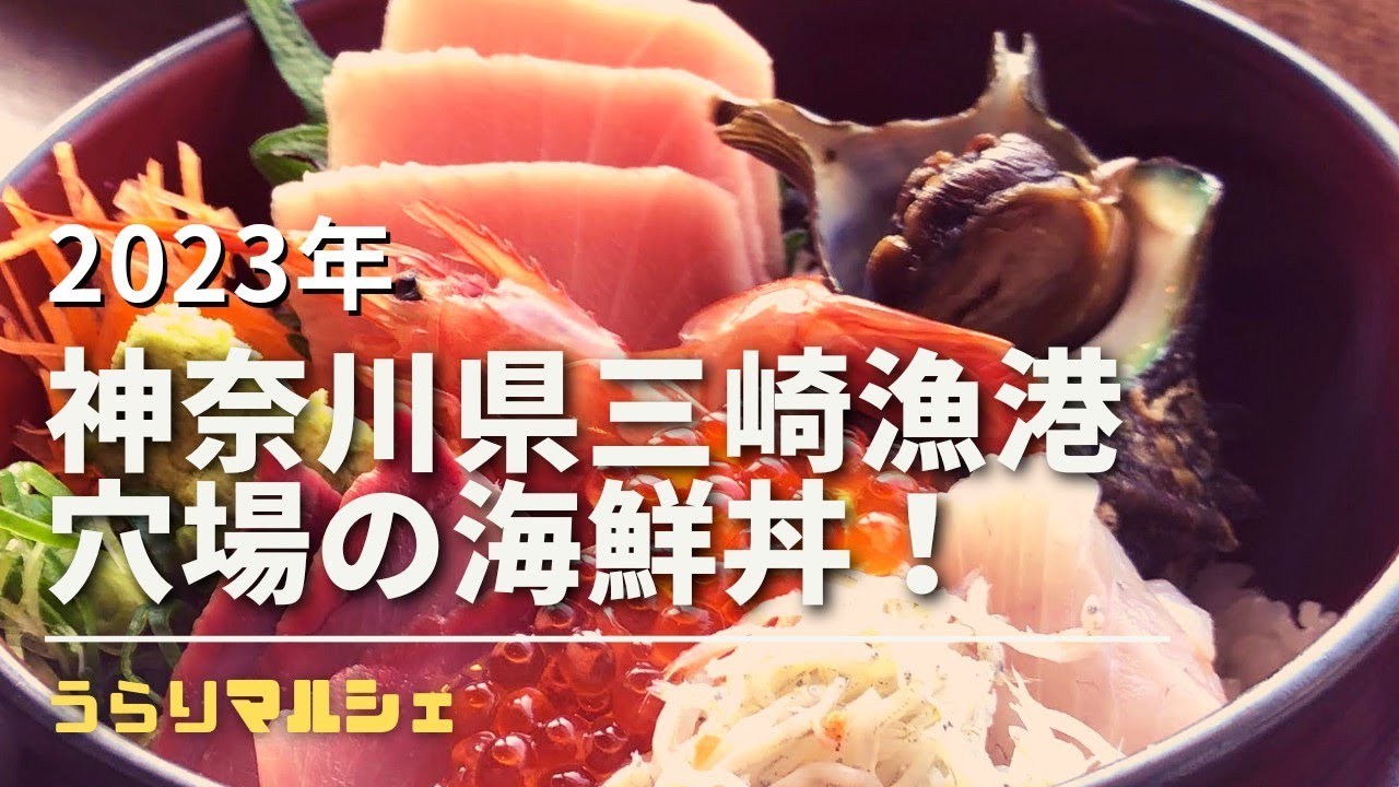 【うらりマルシェ】2023年 三崎魚市場で穴場の絶品海鮮丼！