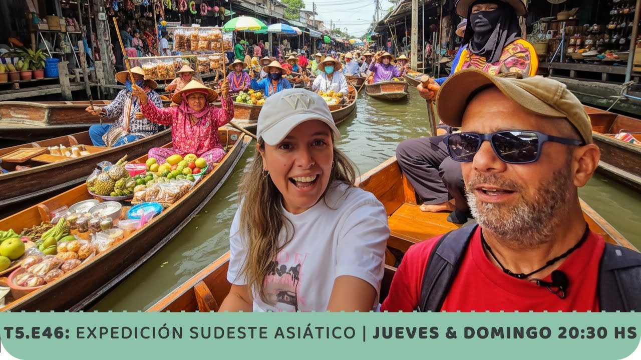 ❌NO RESULTÓ como ESPERÁBAMOS: Un día en el Mercado Flotante MAS FAMOSO DE BANGKOK❌