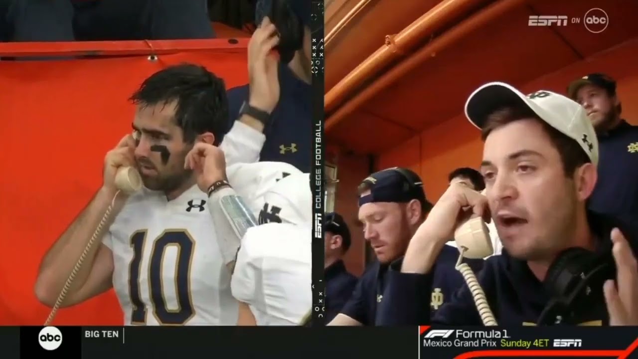 Tommy Rees SCREAMING at Drew Pyne: A Love Story
