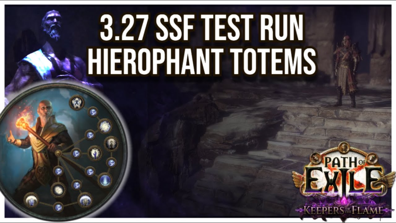 [PoE 3.27] League start SSF Test Run | Hierophant Holy Flame Totems