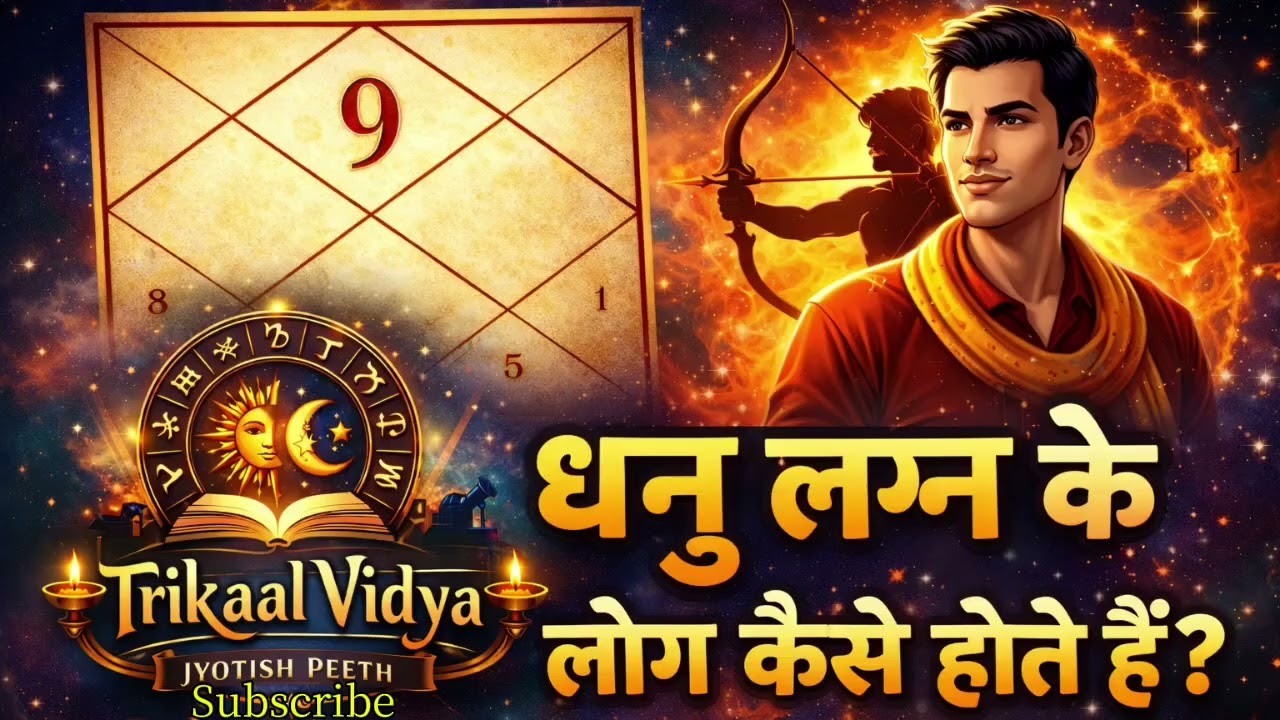 धनु लग्न के लोग कैसे होते हैं? | Sagittarius Ascendant Personality career love life #vedicastrology