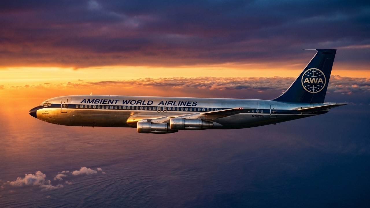 JET SET AIRWAYS | 1960s First-Class Luxury Lounge & Vintage Exotica