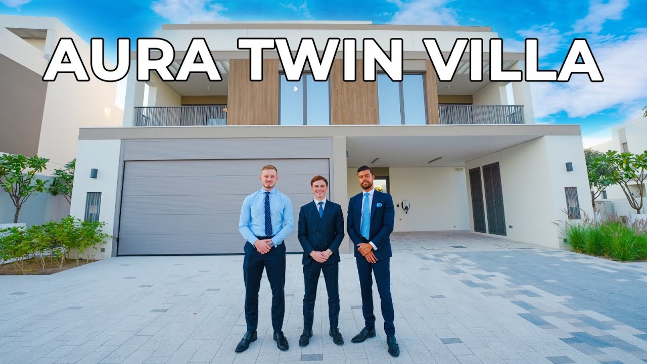 show villa | aura twin villas - tilal al ghaf