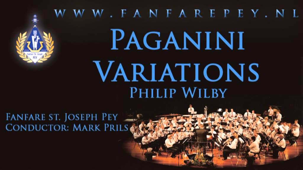 Paganini Variations - Philip Wilby - Fanfare st. Joseph Pey