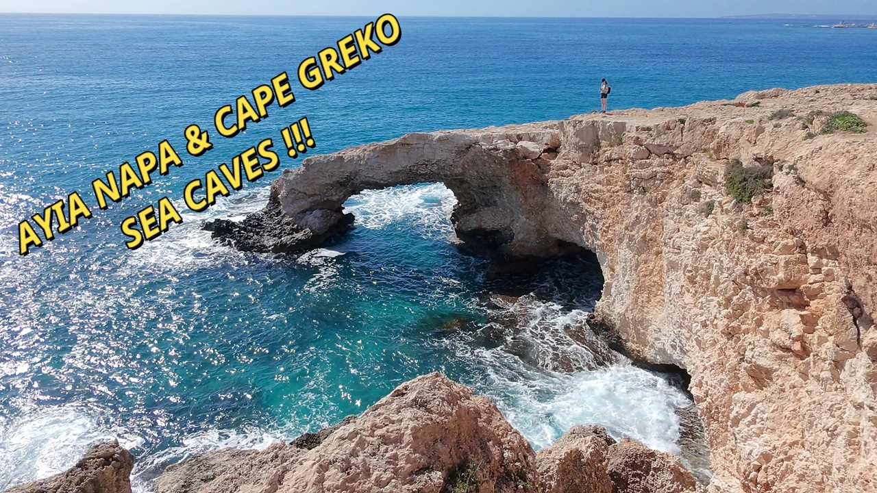 AYIA NAPA & CAPE GREKO SEA CAVES BY DRONE