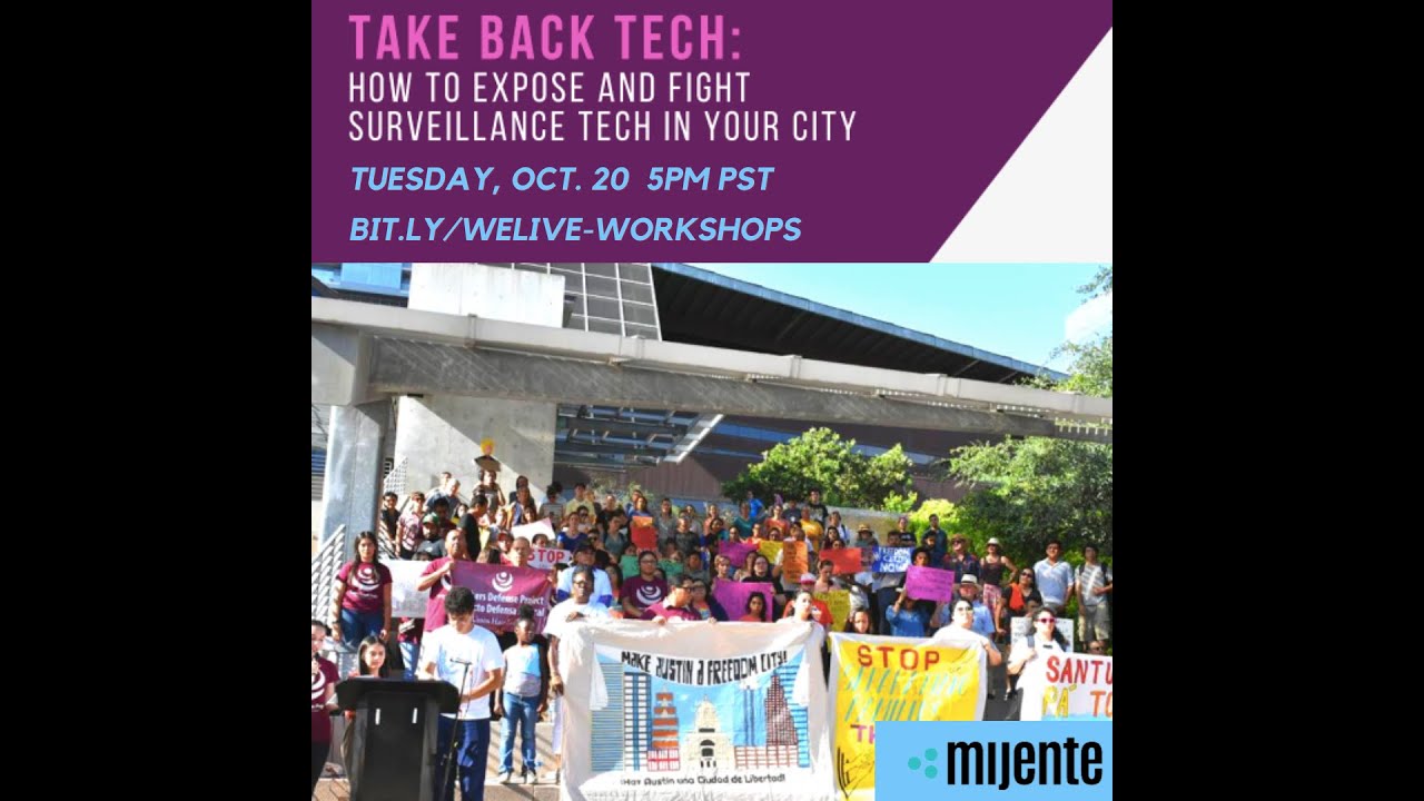 Take Back Tech to Abolish ICE with Mijente &mdash; Community Organizing Workshop Series
