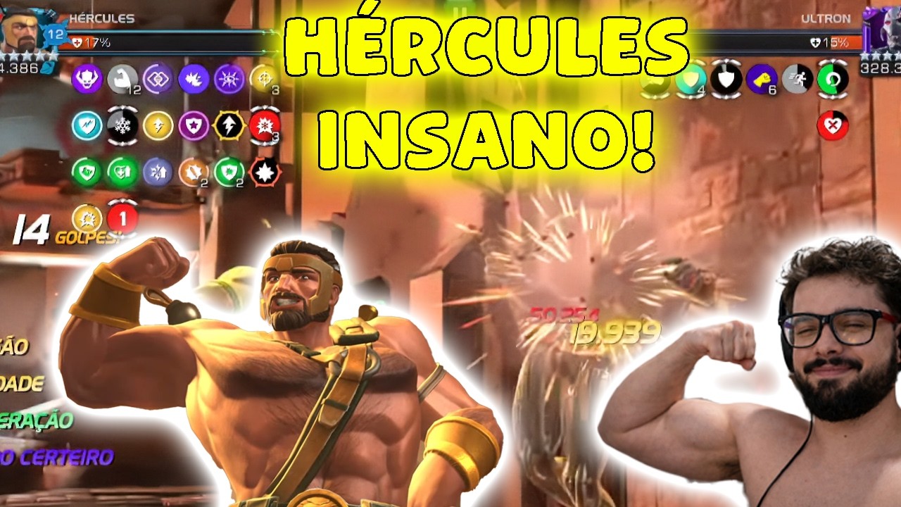 INCURSÕES NO MODO EASY COM O HÉRCULES! - MARVEL TORNEIO DE CAMPEÕES