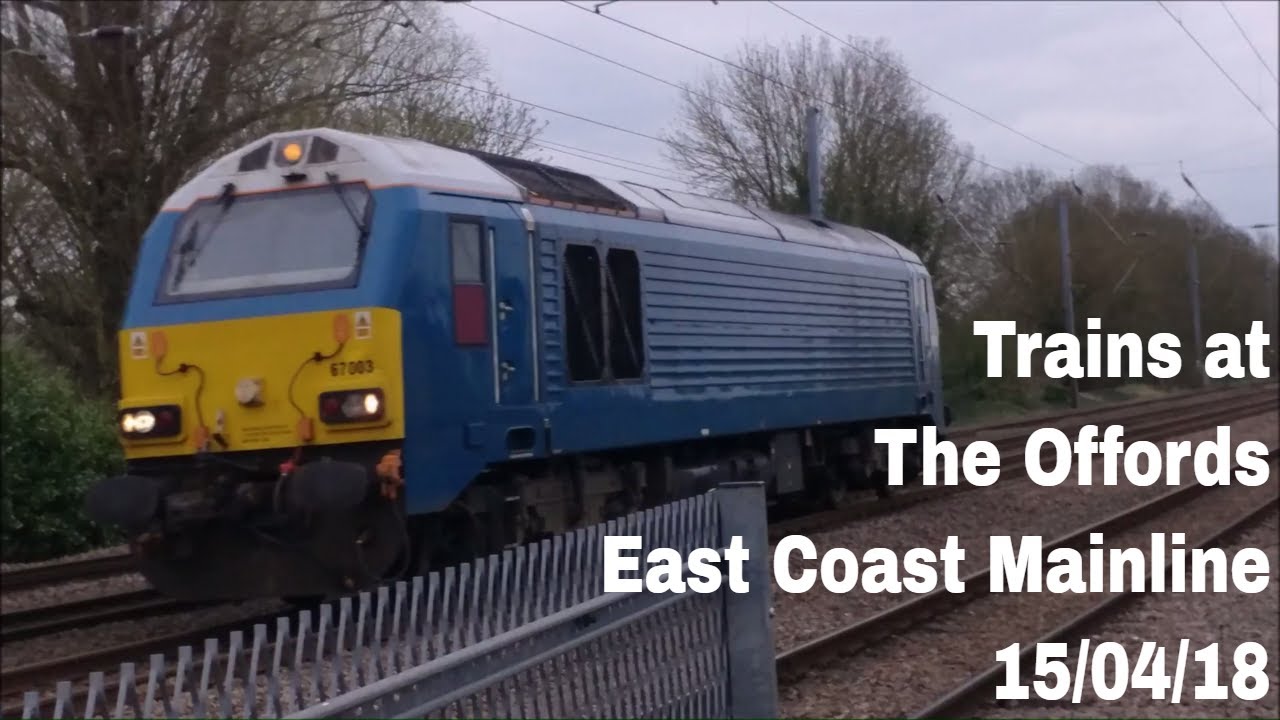 Trains at The Offords, ECML | 15/04/18