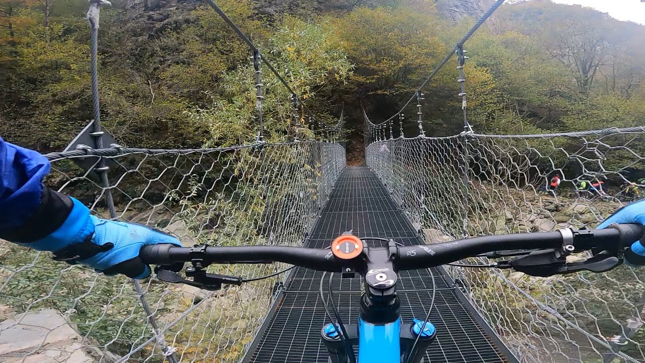 Mtb Pinasca, sentiero dei 7 ponti (in versione autunnale)