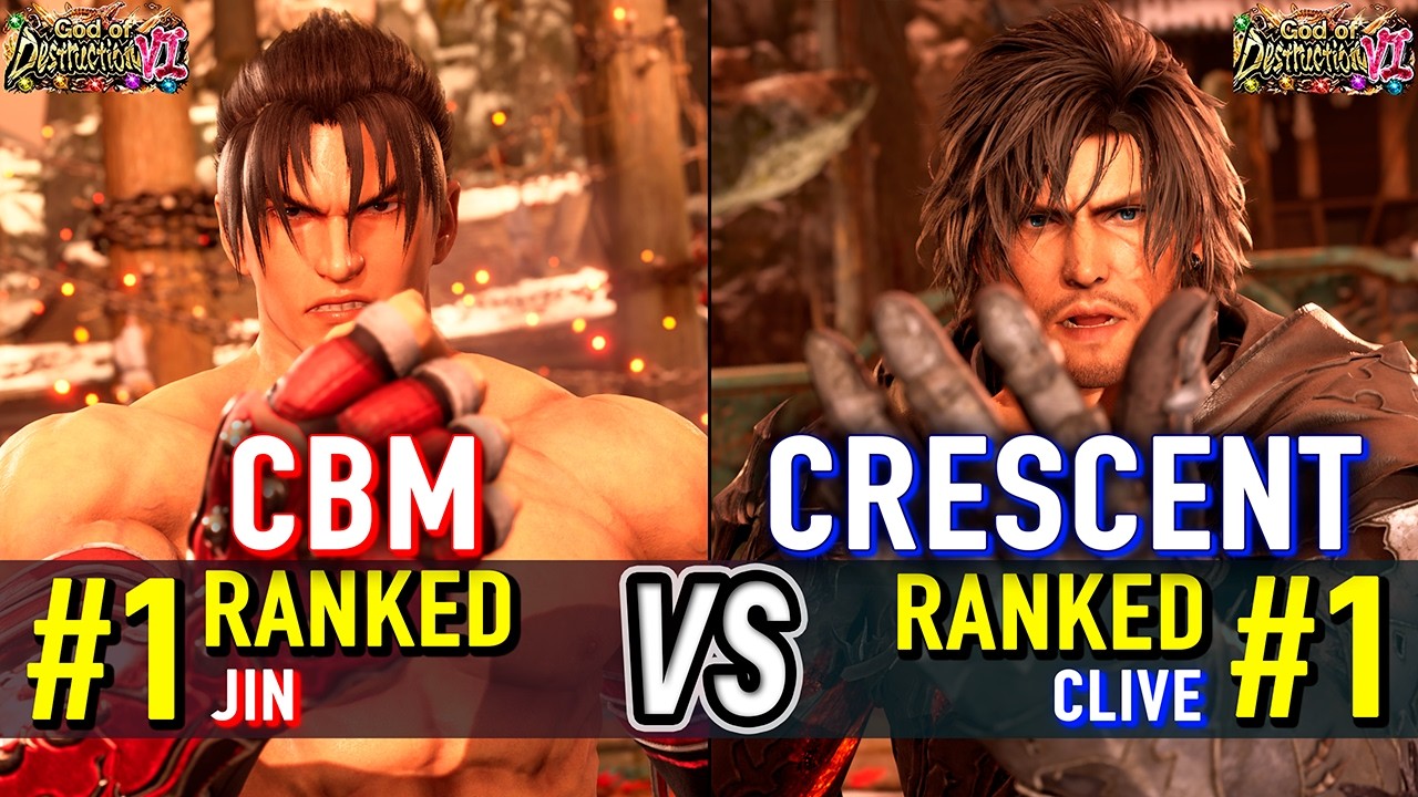 T8 🔥 CBM (#1 Ranked Jin) vs CRESCENT (#1 Ranked Clive) 🔥 Tekken 8 High Level Gameplay