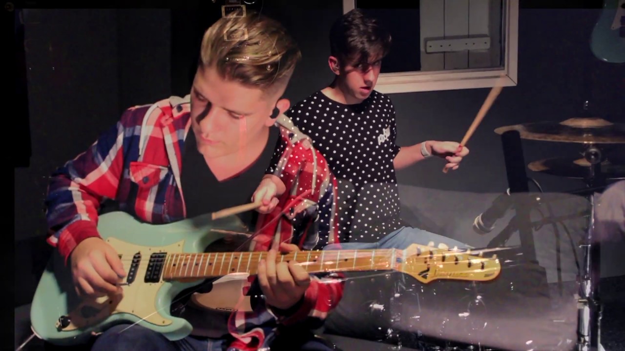 The Chainsmokers - Don't Let Me Down (guitar and drums cover) | Claudiu Les, Edy Dura