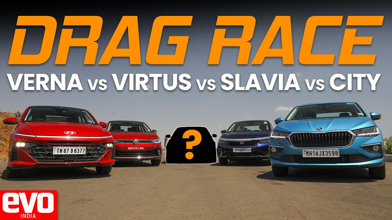 Битва седанов: Hyundai Verna против Volkswagen Virtus против Skoda Славия против Honda City | Дрэ...