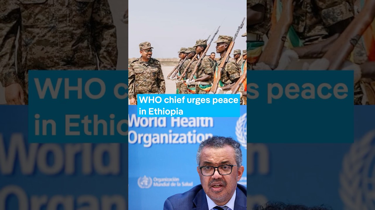 WHO chief urges peace in Ethiopia
