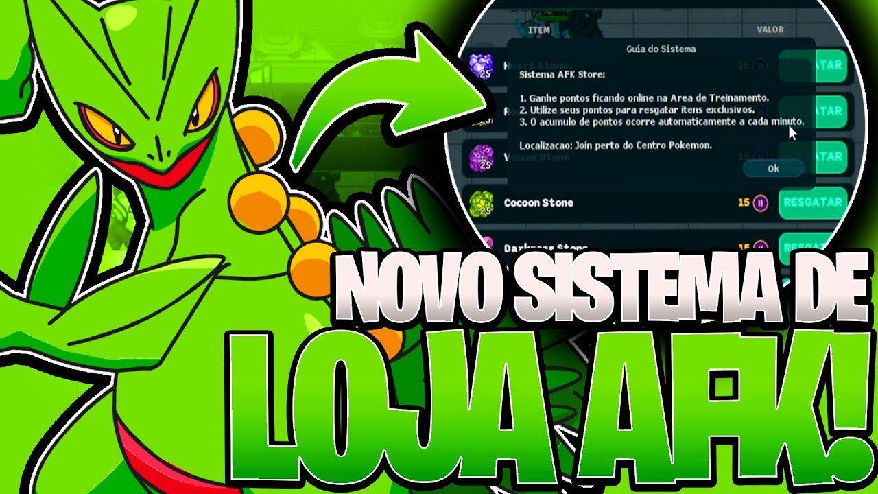 FIQUE AFK E GANHE PREMIAÇÕES BRABAS!🔥😎NOVO POKETIBIA 2026 POKE BYTE! NOVA MINI SÉRIE #5